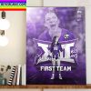 Shaylee Myers All Big 12 Rookie Team K State Volleyball Home Decor Poster Canvas