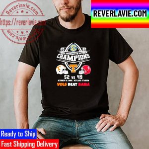Tennessee Volunteers 52 Vs Alabama Crimson Tide 49 Champions 2022 Vols Beat Bama Unisex T-Shirt