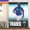 Teoscar Hernandez From Toronto Blue Jays To Seattle Mariners Home Decor Poster Canvas