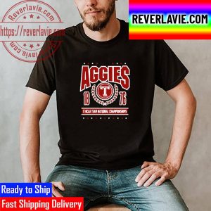 Texas A And M Aggies Logo 13 NCAA Team National Championships Unisex T-Shirt