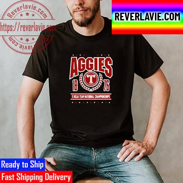 Texas A And M Aggies Logo 13 NCAA Team National Championships Unisex T-Shirt
