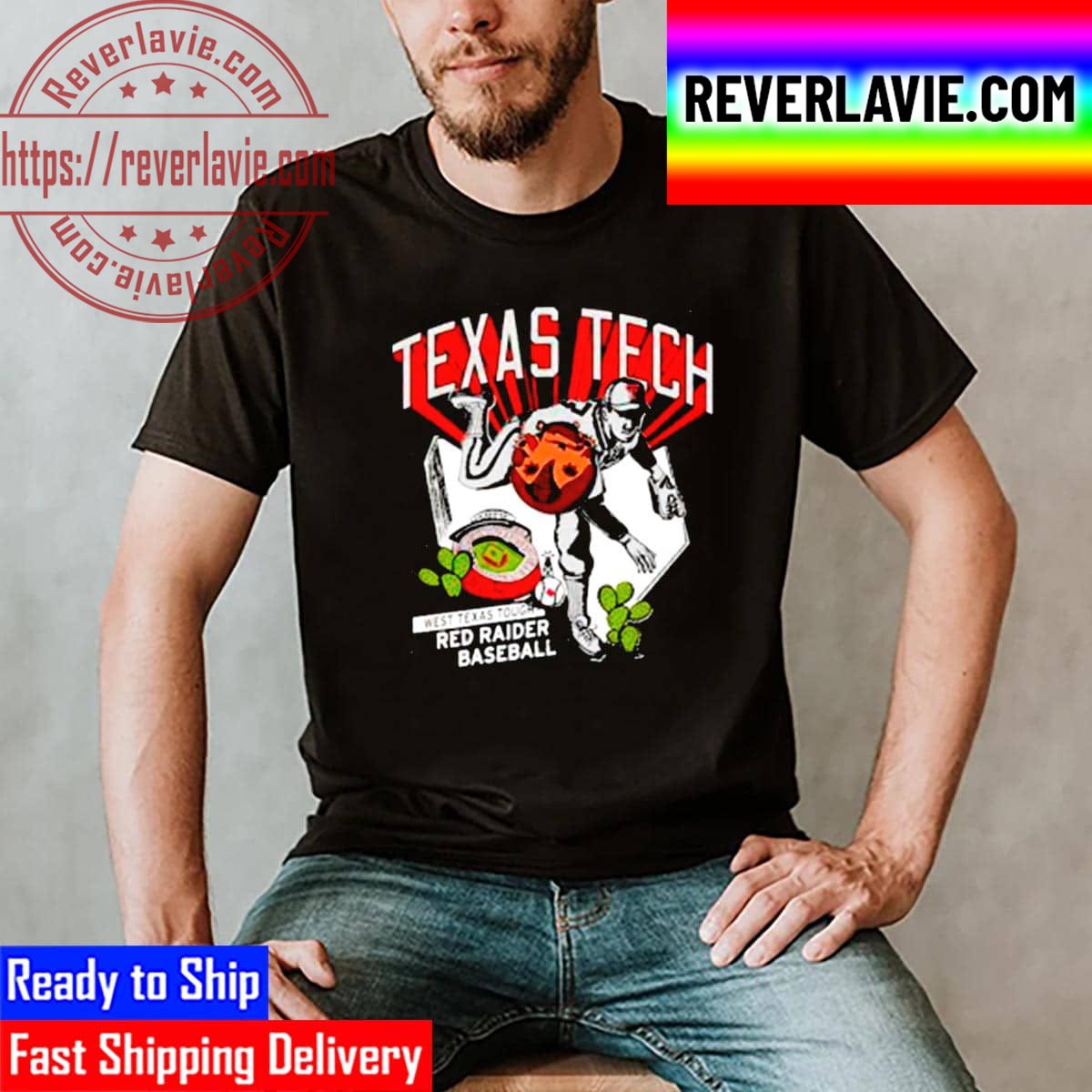 Texas Tech Red Raiders Bean Ball Baseball Unisex T-Shirt Texas Tech Red Raiders Bean Ball Baseball Unisex T-Shirt