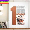 Texas Volleyball Number One National Seed Home Decor Poster Canvas
