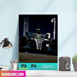 That Is The Last Quali Session of 2022 In The Books Silver Arrows F1 Poster
