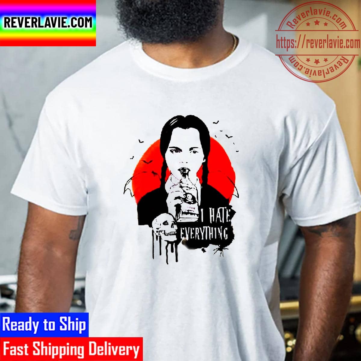 The Addams Family Wednesday Unisex T-Shirt The Addams Family Wednesday Unisex T-Shirt