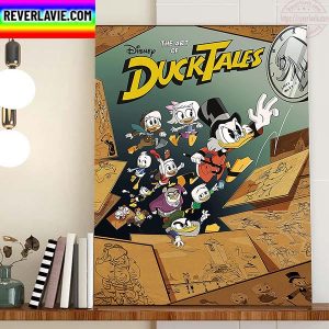 The Art Of Ducktales Disney TVA Show Home Decor Poster Canvas