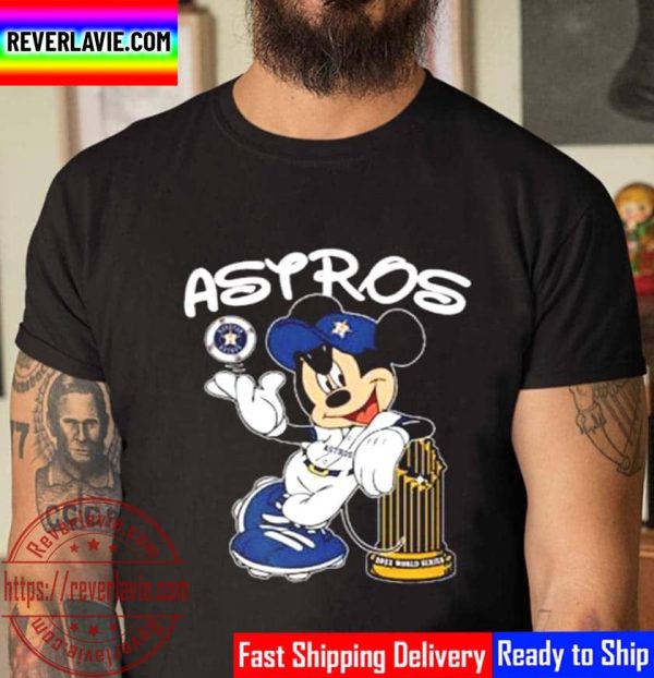 The Astros Mickey Mouse baseball 2022 World Series Champions Unisex T-Shirt