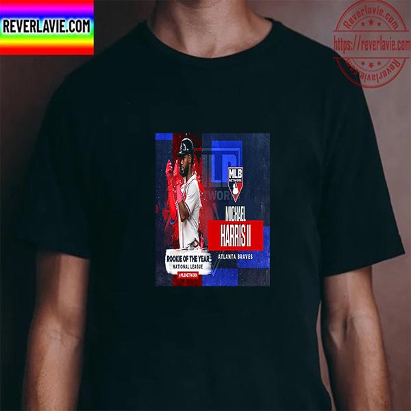 The Atlanta Braves Michael Harris II 2022 NL Rookie Of The Year Unisex T-Shirt The Atlanta Braves Michael Harris II 2022 NL Rookie Of The Year Unisex T-Shirt