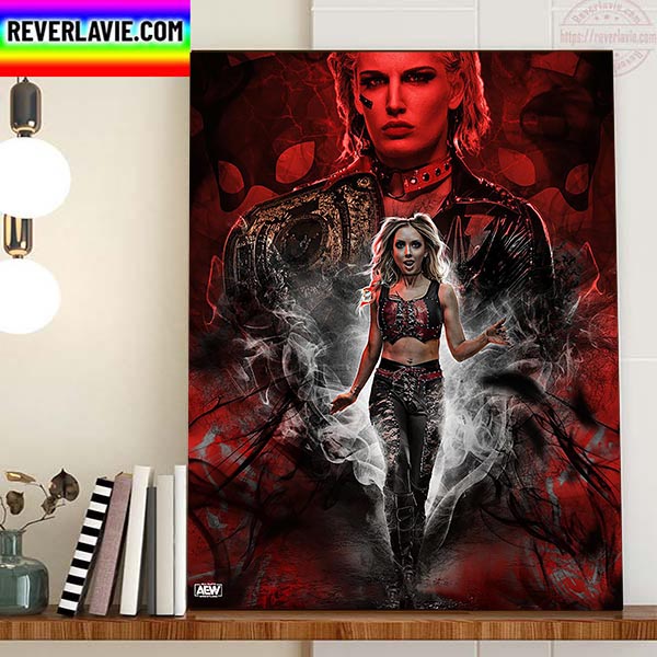 The Bunny Vs Toni Storm In An AEW Interim Womens World Title Eliminator Match Home Decor Poster Canvas The Bunny Vs Toni Storm In An AEW Interim Womens World Title Eliminator Match Home Decor Poster Canvas