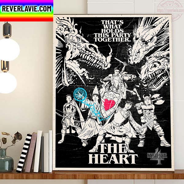 The Heart Thats What Holds This Party Together Home Decor Poster Canvas The Heart Thats What Holds This Party Together Home Decor Poster Canvas