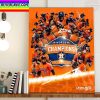 The Chicago Bears Justin Fields 555 Rushing Yards Home Decor Poster Canvas