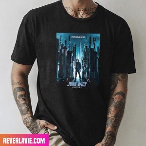 The John Wick Chapter 4 Movie Poster Keanu Reeves Style T-Shirt