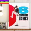 The Houston Astros Justin Verlander AL Ranks Home Decor Poster Canvas