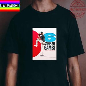 The Miami Marlins Sandy Alcantara 6 Complete Games Unisex T-Shirt
