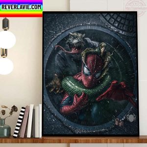 The Night Of The Lizard x Spider Man Home Decor Poster Canvas