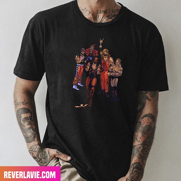 The PAC Wrestling Art AEW Style T-Shirt The PAC Wrestling Art AEW Style T-Shirt