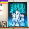 The Atlanta Braves Michael Harris II Is 2022 NL Rookie Of The Year Home Decor Poster Canvas