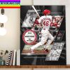The St Louis Cardinals Paul Goldschmidt Is The 2022 NL Hank Aaron Award Winner Home Decor Poster Canvas