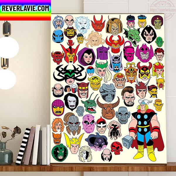 Thor And His Rogues In Marvel Comics Home Decor Poster Canvas Thor And His Rogues In Marvel Comics Home Decor Poster Canvas