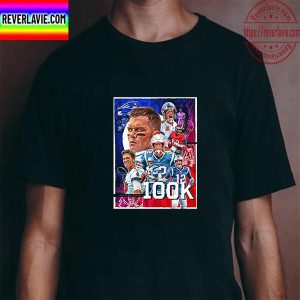 Tom Brady 100K Career Passing Yards In NFL History Unisex T-Shirt