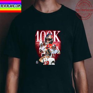Tom Brady 100K Career Passing Yds Unisex T-Shirt