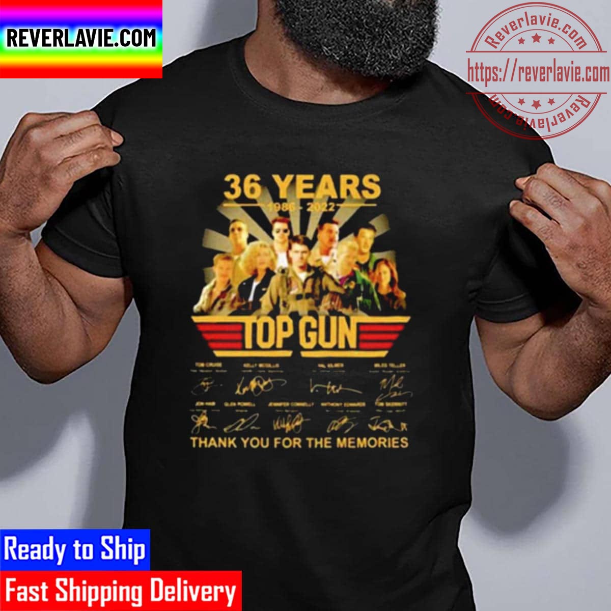 Top Gun 2 1986 2022 36 Years Thank You For The Memories Signature Unisex T-Shirt Top Gun 2 1986 2022 36 Years Thank You For The Memories Signature Unisex T-Shirt