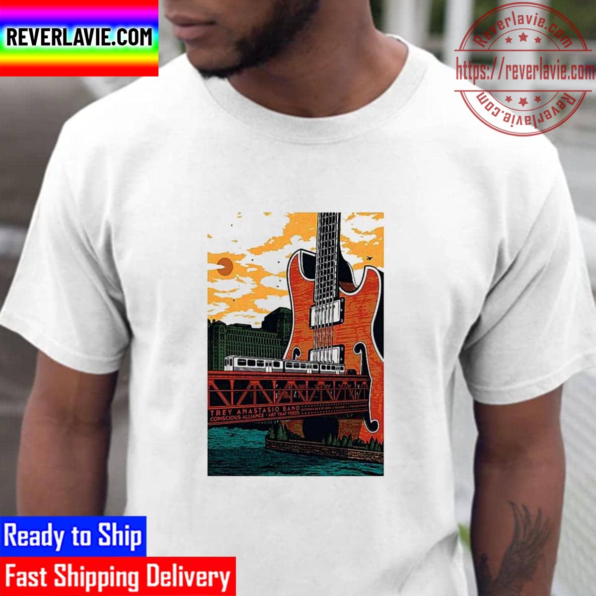 Trey Anastasio At The Chicago Theatre In Chicago Il Oct 28 29 2022 Poster Unisex T-Shirt Trey Anastasio At The Chicago Theatre In Chicago Il Oct 28 29 2022 Poster Unisex T-Shirt
