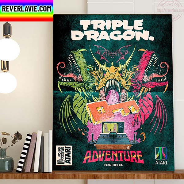 Triple Dragon Adventure Home Decor Poster Canvas Triple Dragon Adventure Home Decor Poster Canvas