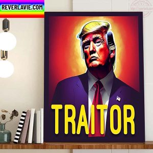 Trump Announcement Trumpty Dumpty Traitor Home Decor Poster Canvas