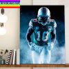 Travis Kelce Tight Ends NFL History Home Decor Poster Canvas
