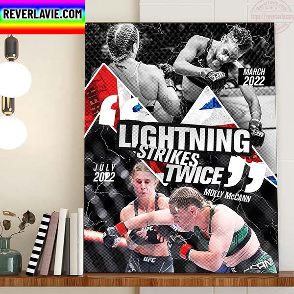 UFC 281 Lightning Strikes Twice Home Decor Poster Canvas UFC 281 Lightning Strikes Twice Home Decor Poster Canvas