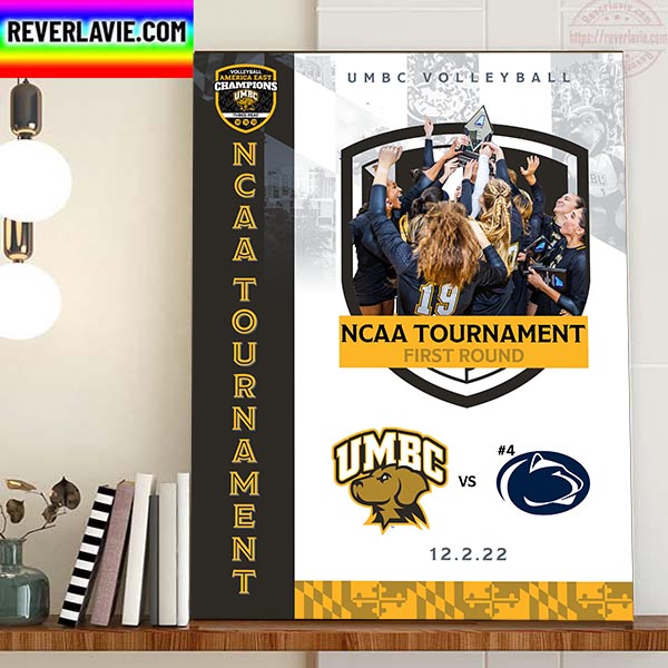 UMBC Volleyball NCAA Tournament First Round Home Decor Poster Canvas UMBC Volleyball NCAA Tournament First Round Home Decor Poster Canvas
