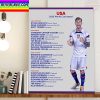 Uruguay 2022 FIFA World Cup Squad Home Decor Poster Canvas