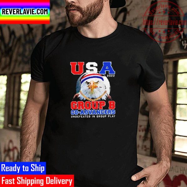 USA 2022 Group B Co-Advancers Undefeated In Group Play Unisex T-Shirt