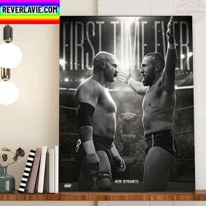Uncle Dax FTR First Time Ever On AEW Dynamite Home Decor Poster Canvas