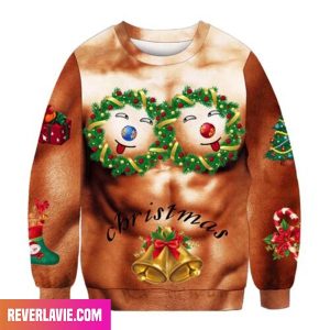 Unisex Funny 3D Print Ugly Sweater
