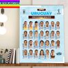 United States Roster 2022 FIFA World Cup Squad Home Decor Poster Canvas