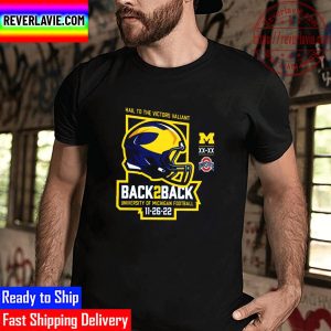 Valiant University Of Michigan Football Back To Back Unisex T-Shirt