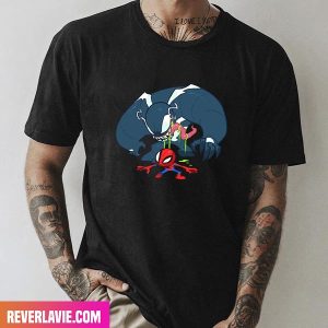 Venom x Spider-man Animated Art Marvel Studios Style T-Shirt