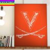 Virginia Cavaliers Happy Thanksgiving Home Decor Poster Canvas