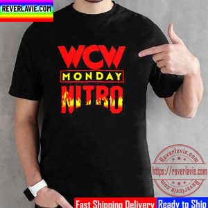 WWE Homage Heather Gray WCW Monday Nitro Retro Event Logo Unisex T-Shirt