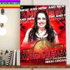 WWE Seth Rollins And Still United States Champion Home Decor Poster Canvas
