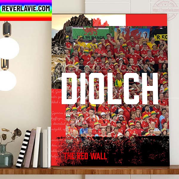 Wales Football Team Diolch The Red Wall Home Decor Poster Canvas Wales Football Team Diolch The Red Wall Home Decor Poster Canvas