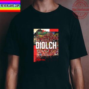 Wales Football Team Diolch The Red Wall Unisex T-Shirt