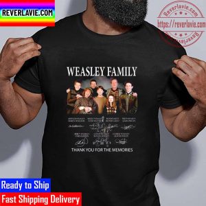 Weasley Family Thank You For The Memories Signatures Unisex T-Shirt