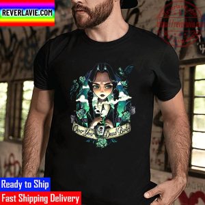 Wednesday Addams Over My Dead Body Addam Family Unisex T-Shirt