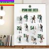 Wisconsin Herd Opening Night Roster 2022 2023 Home Decor Poster Canvas