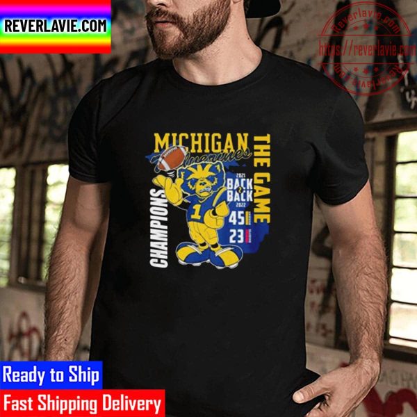 Wolverines Vs Buckeyes 45-23 The Game Champions 2022 Unisex T-Shirt
