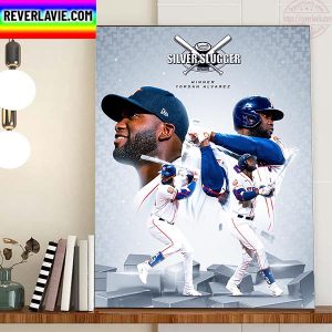 Yordan Alvarez 2022 Silver Slugger Award Winner Home Decor Poster Canvas