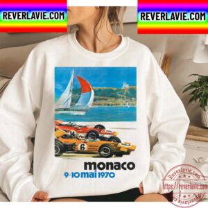 1970 Monaco Grand Prix Racing Poster Unisex T-Shirt